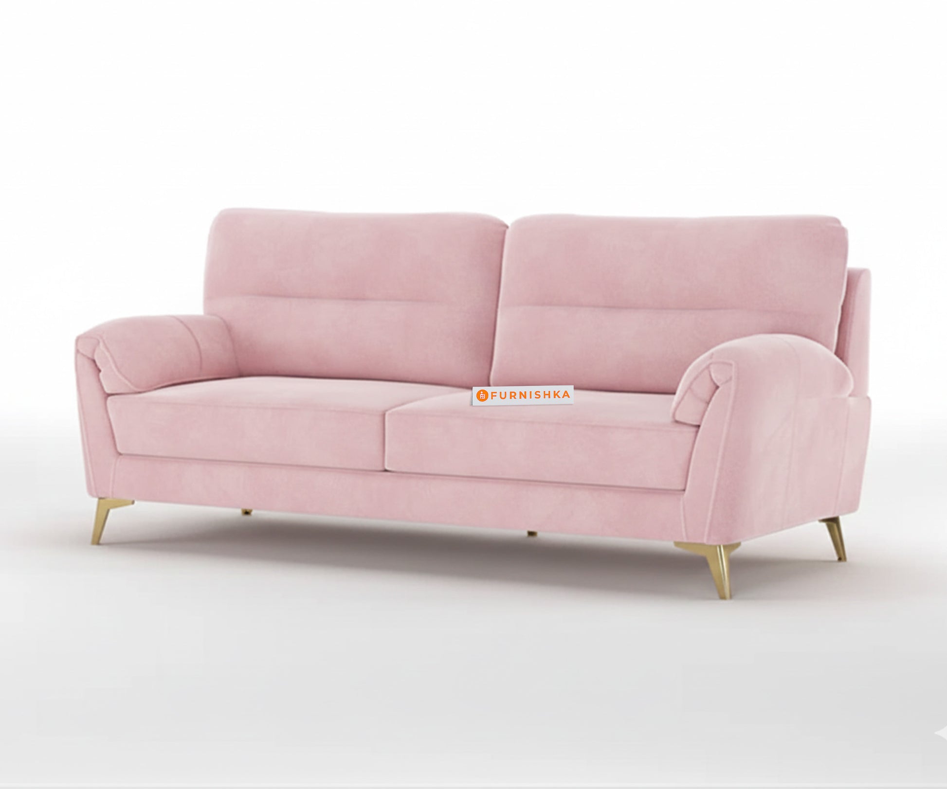 Bilance 3+2 Seater Sofa Set  Flamingo Pink - Furnishka 