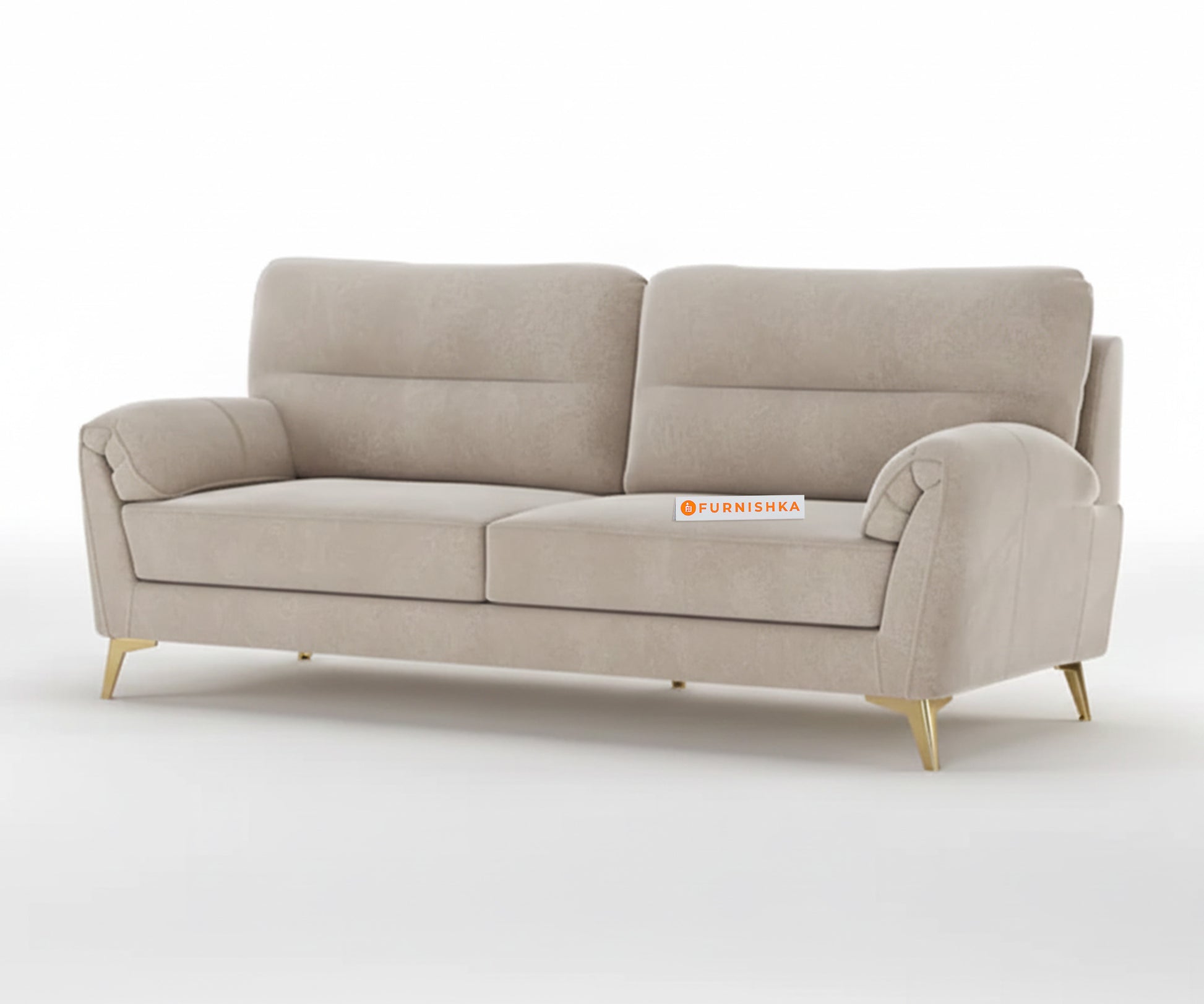 Bilance 3+2 Seater Sofa Set Light Beige - Furnishka 