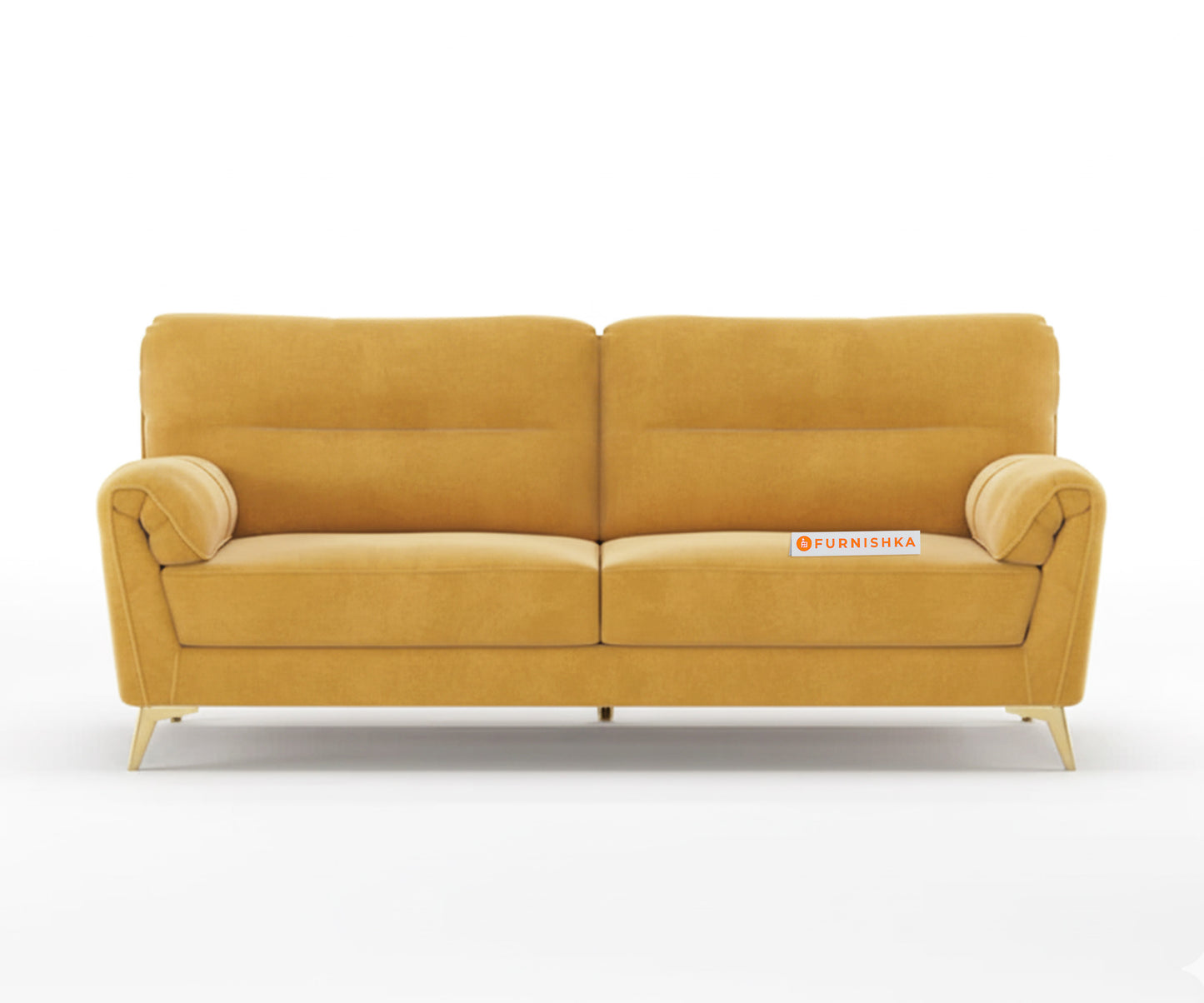 Bilance 3+2 Seater Sofa Set Mustard Yellow - Furnishka 