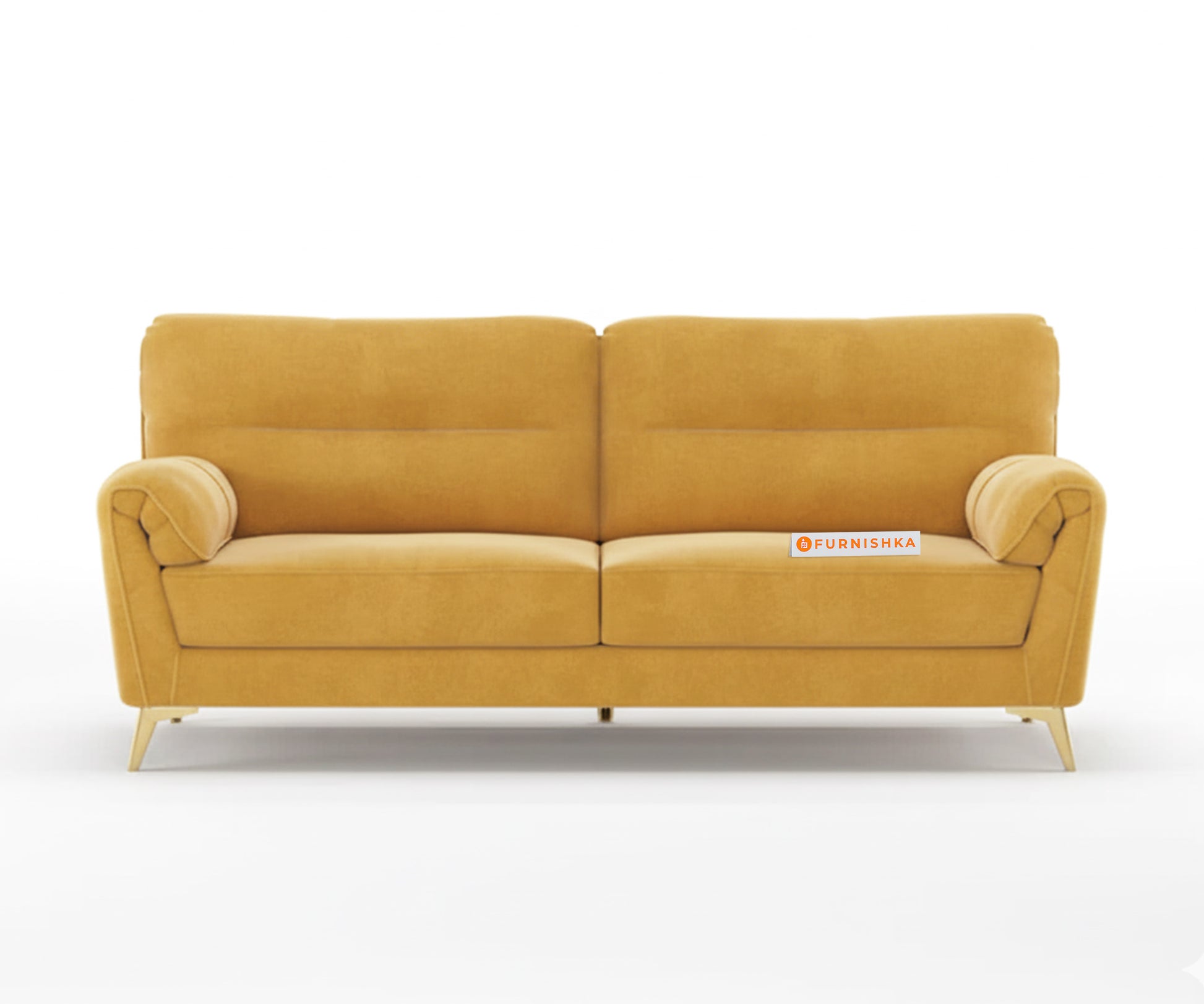 Bilance 3+2 Seater Sofa Set Mustard Yellow - Furnishka 