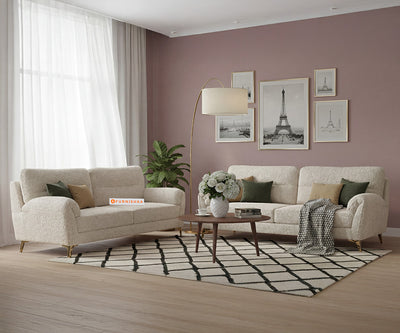 Bilance 3+2 Seater Sofa Set With Anthology Fabric Light Beige
