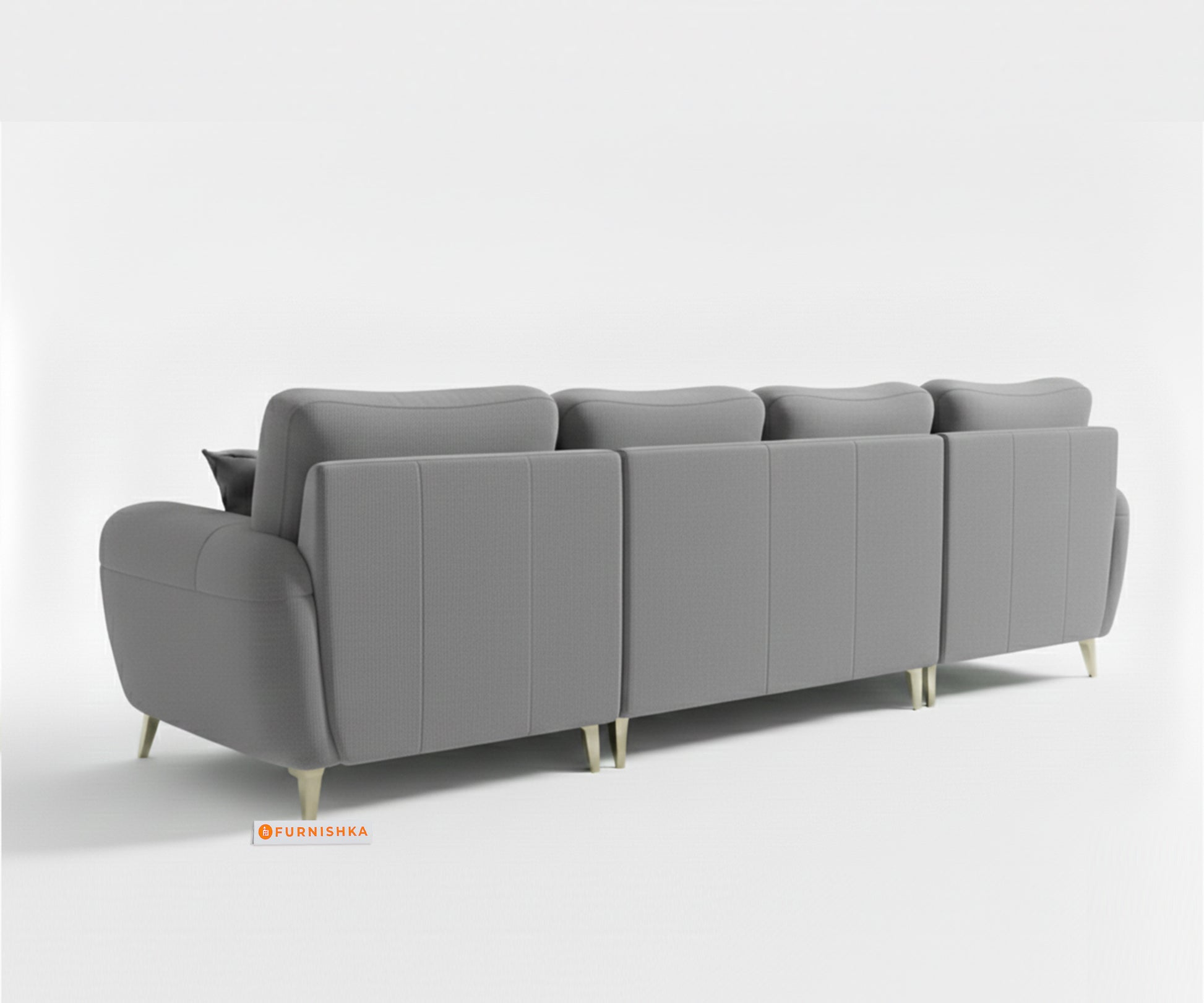Bilance 3+L RHS Seater Sofa Set Trout Grey - Furnishka 