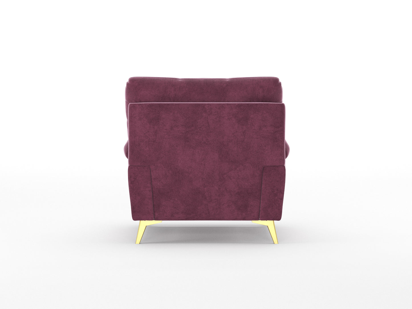 Bilance Sofa 1 Seater Dark Red Wine - Furnishka 