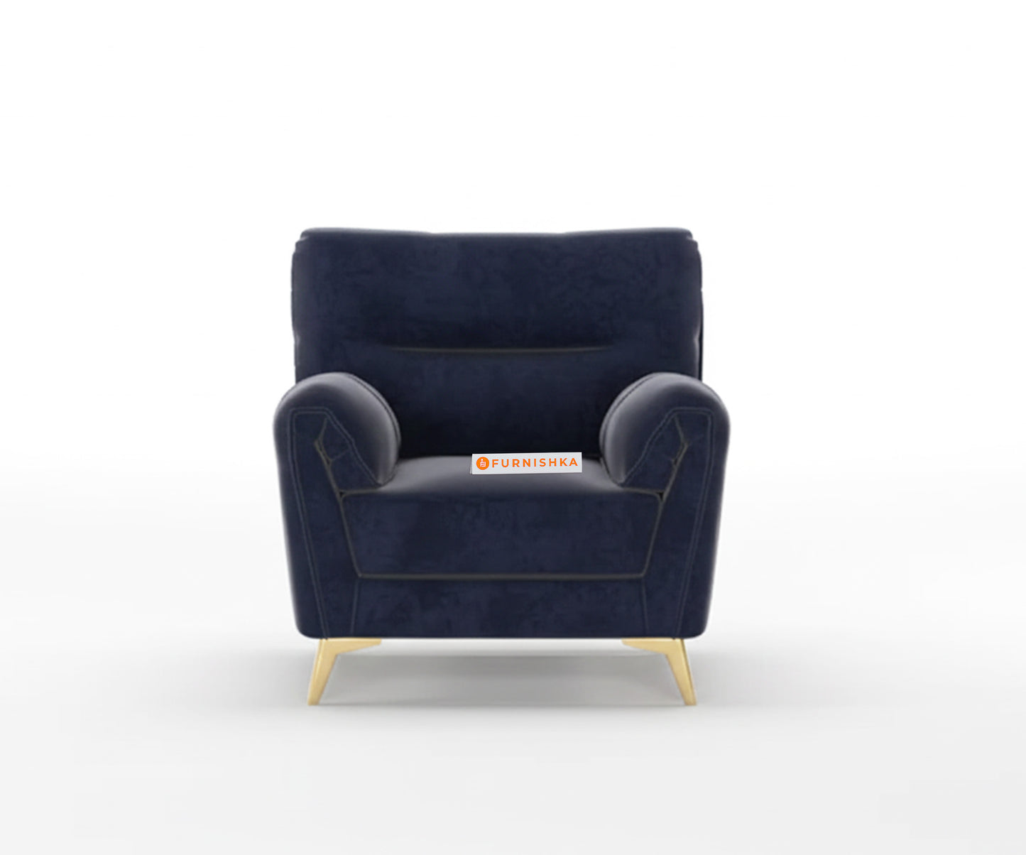 Bilance Sofa 1 Seater Persian blue - Furnishka 
