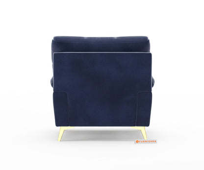 Bilance Sofa 1 Seater Persian blue - Furnishka 