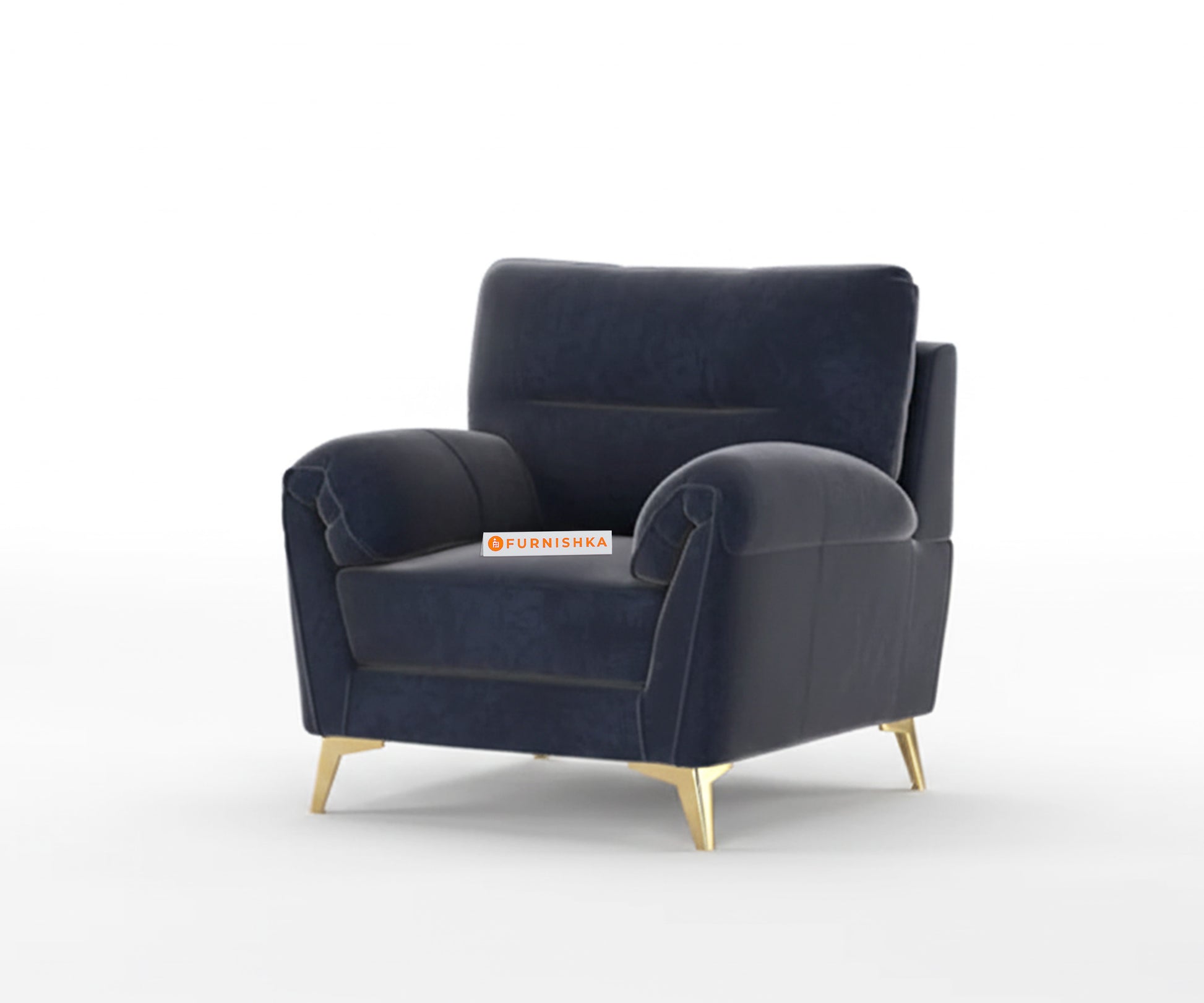 Bilance Sofa 1 Seater Persian blue - Furnishka 