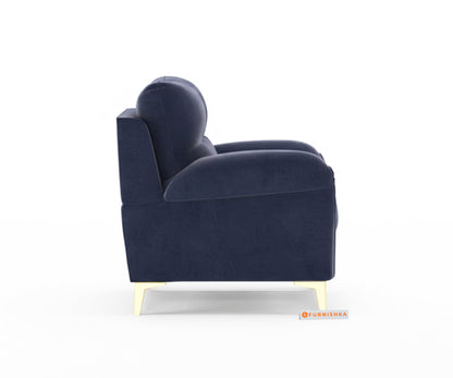 Bilance Sofa 1 Seater Persian blue - Furnishka 