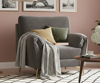 Bilance Sofa 1 Seater Space Grey