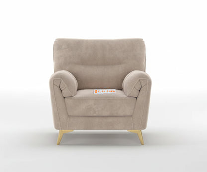 Bilance Sofa 1 Seater light beige - Furnishka 