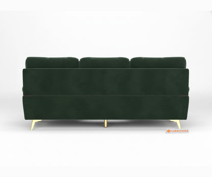 Bilance Sofa 2 Seater L Shape Sofa RHS Pine Green - Furnishka