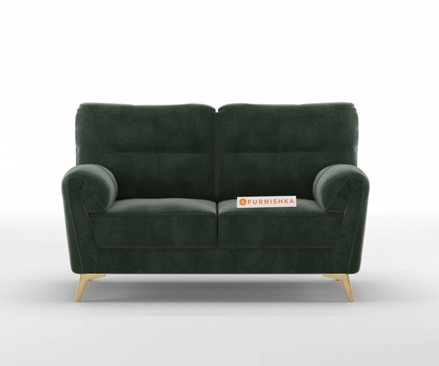 Bilance Sofa 2 Seater Pine Green - Furnishka 