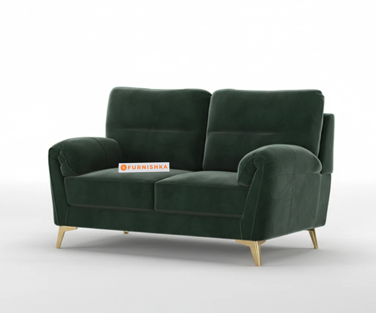Bilance Sofa 2 Seater Pine Green - Furnishka 