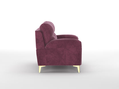 Bilance Sofa 2 Seater Red Wine - Furnishka 