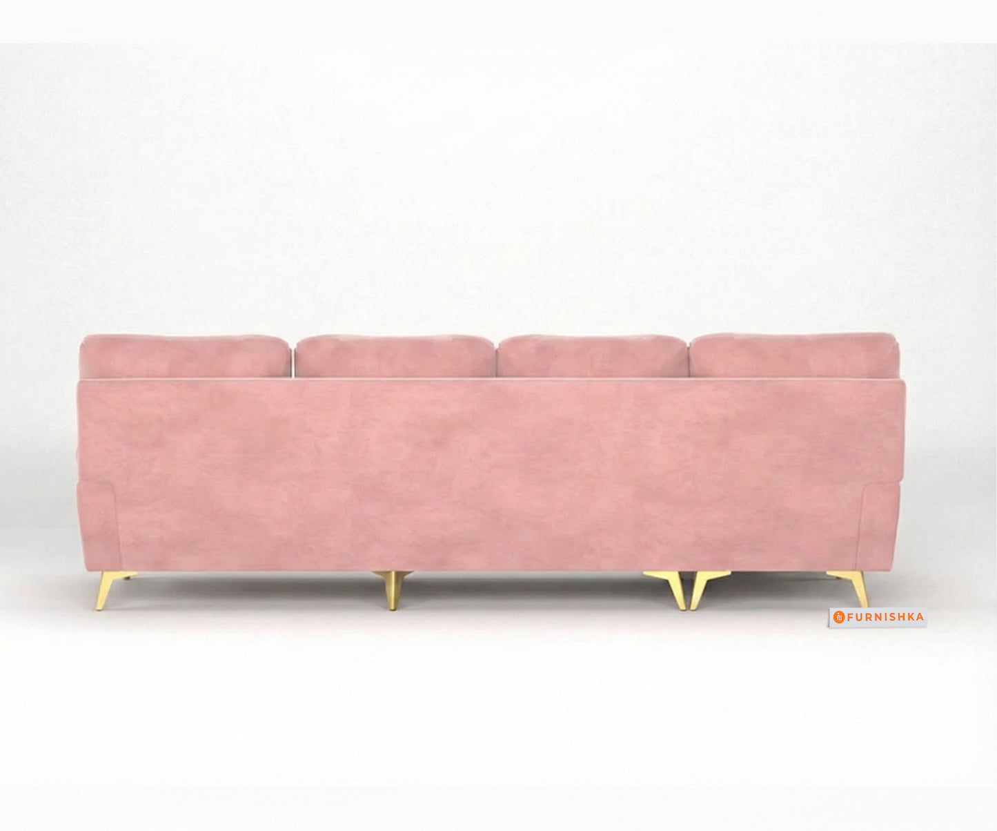 Bilance Sofa 3+L LHS  Flamingo Pink - Furnishka 