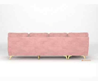 Bilance Sofa 3+L LHS  Flamingo Pink - Furnishka 