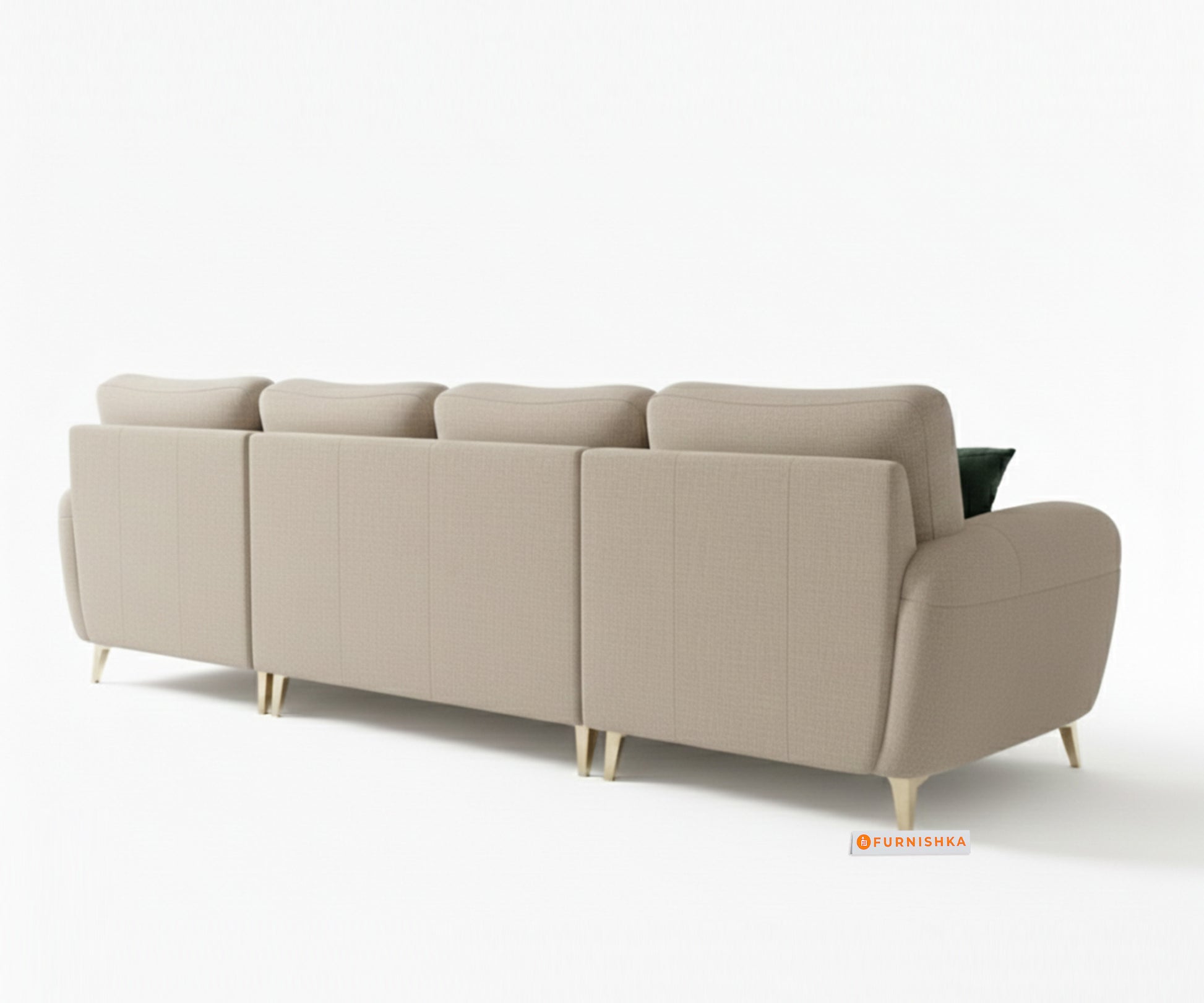 Bilance Sofa 3+L LHS Light Beige - Furnishka 