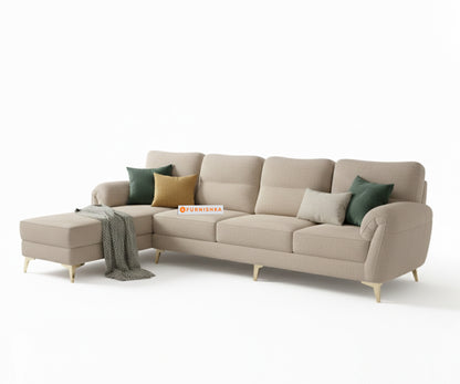 Bilance Sofa 3+L LHS Light Beige - Furnishka 