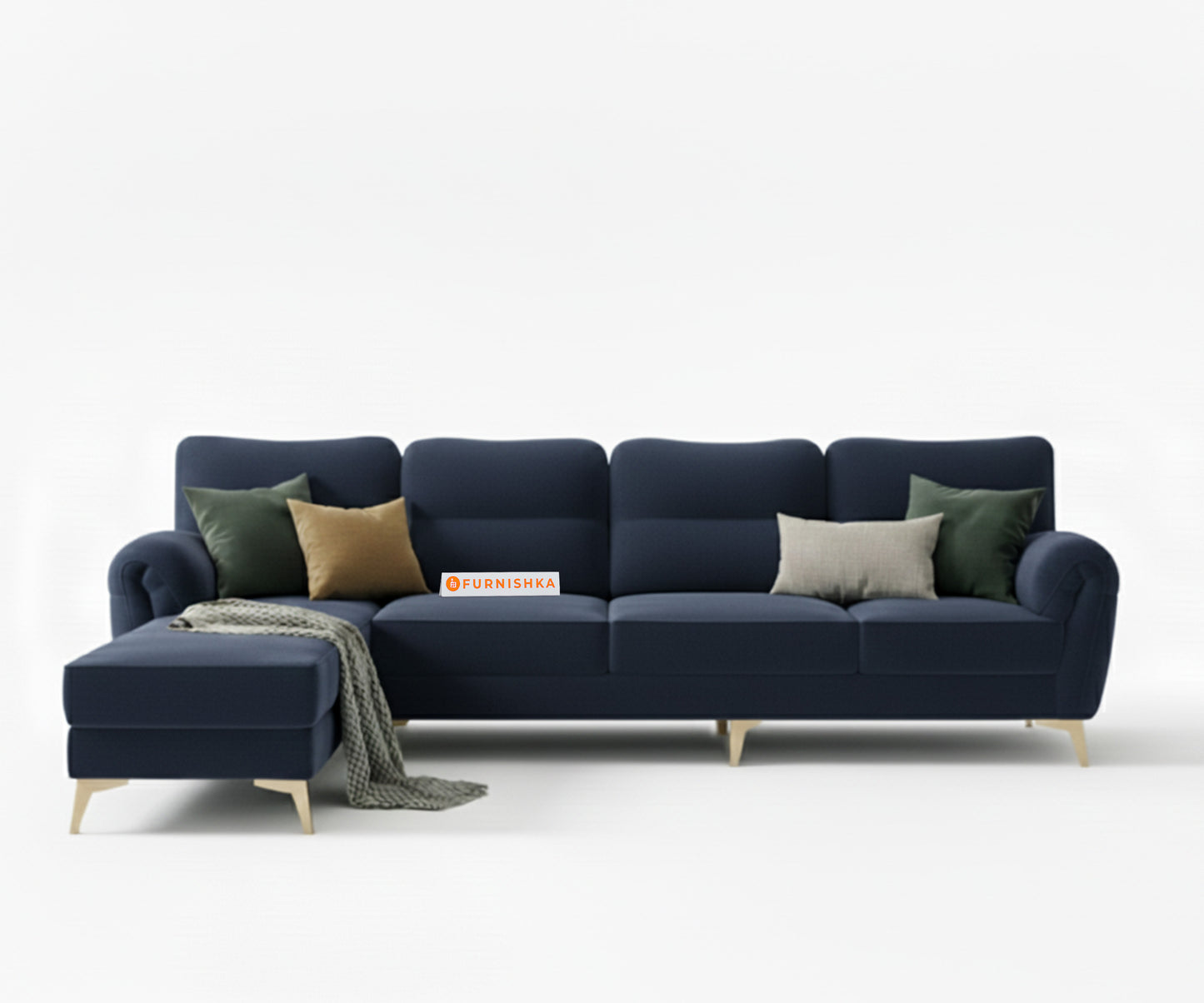 Bilance Sofa 3+L LHS Persian Blue - Furnishka 