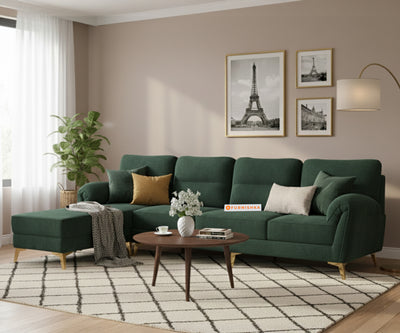 Bilance Sofa 3+L LHS Pine Green