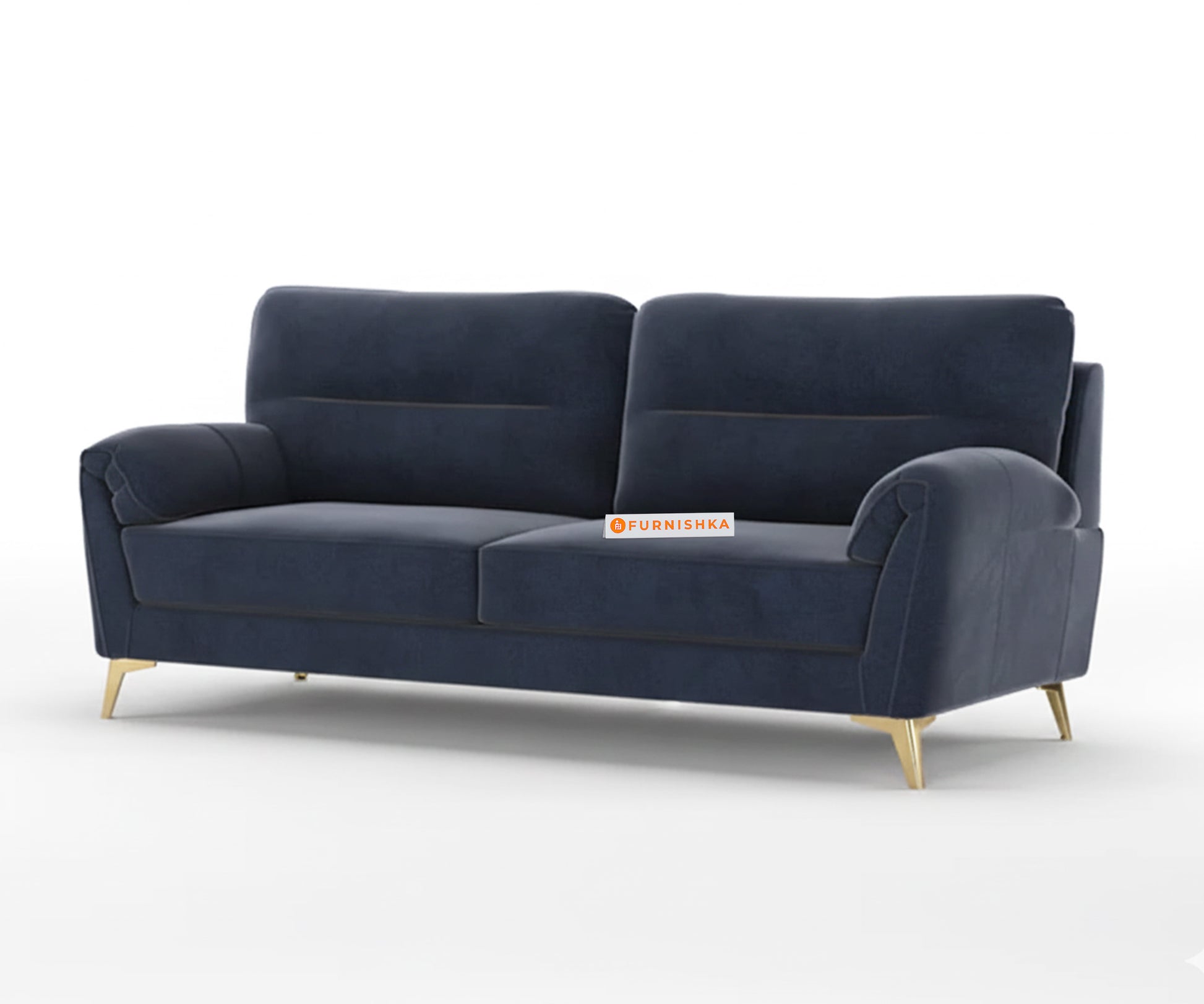Bilance Sofa 3 Seater Persian Blue - Furnishka 