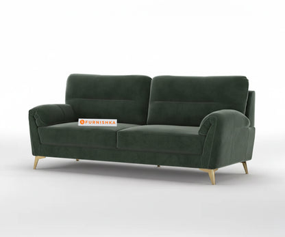 Bilance Sofa 3 Seater Pine Green - Furnishka 