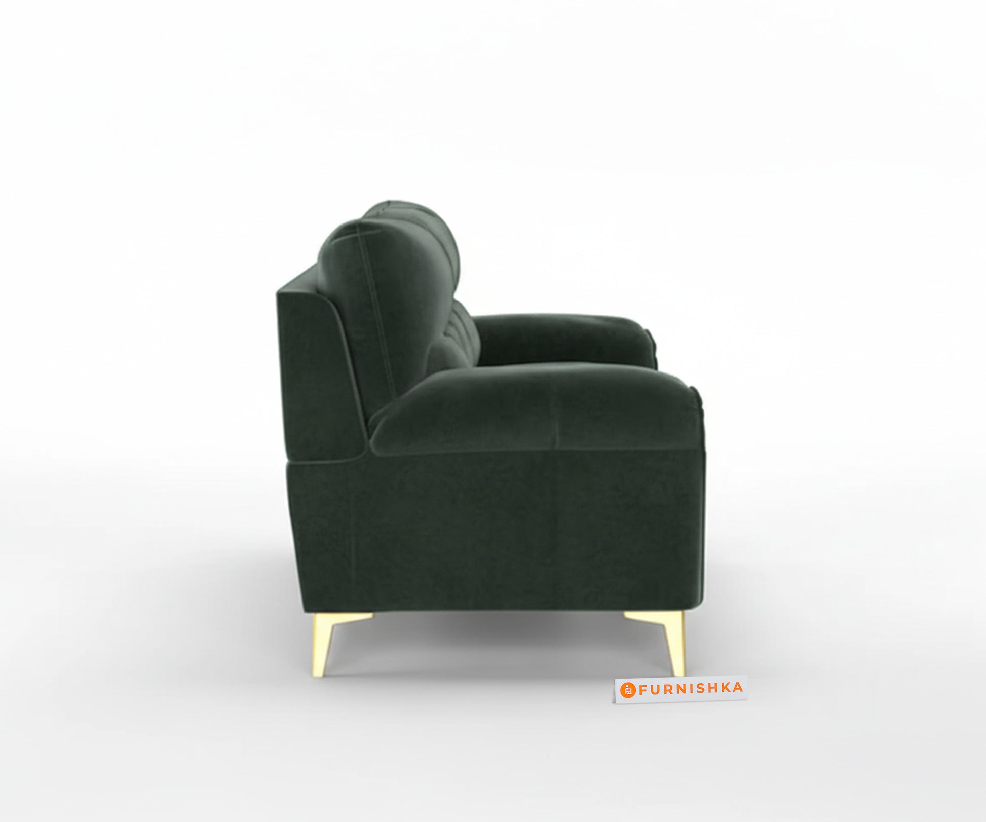 Bilance Sofa 3 Seater Pine Green - Furnishka 