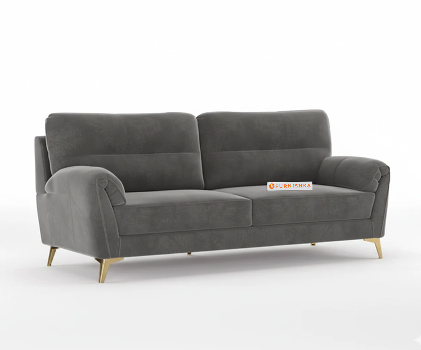 Bilance Sofa 3 Seater Space Grey - Furnishka 