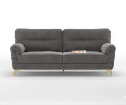 Bilance Sofa 3 Seater Space Grey - Furnishka 