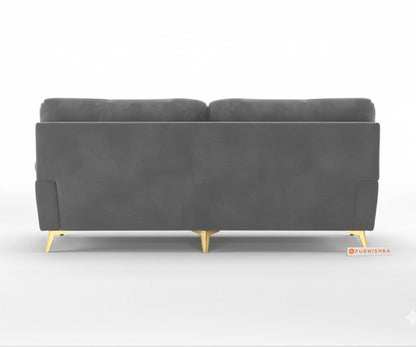Bilance Sofa 3 Seater Space Grey - Furnishka 