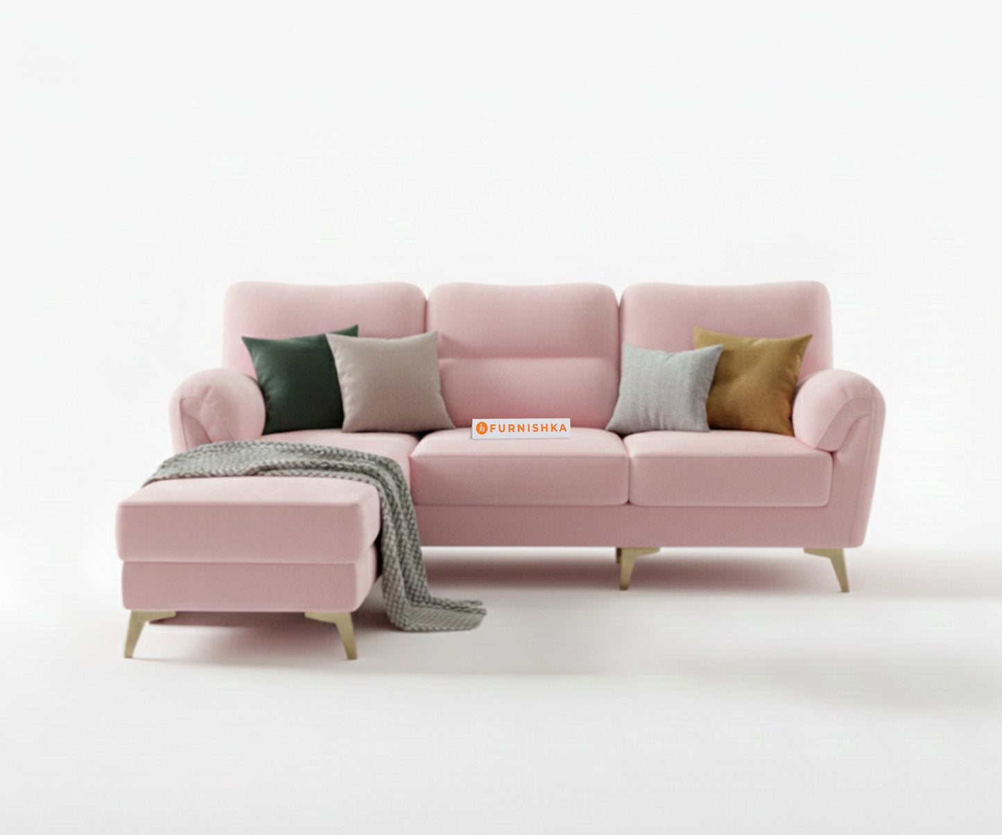Bilance 2+L LHS Sofa Set Flamingo Pink