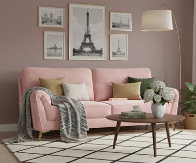 Bilance Sofa 3 Seater Flamingo Pink