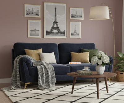 Bilance Sofa 3 Seater Persian Blue