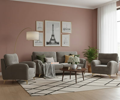 Bilance 3+1+1 Seater Sofa Set Space Grey