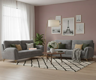 Bilance 3+2 Seater Sofa Set Space Grey