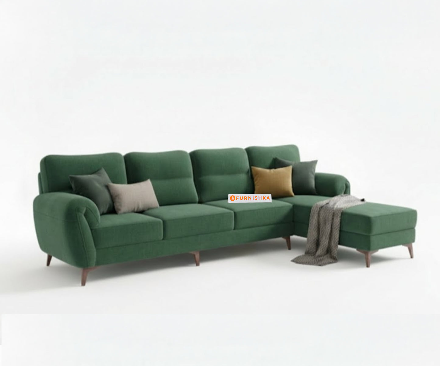 Bilance 3+L RHS Seater Sofa Set  Pine Green