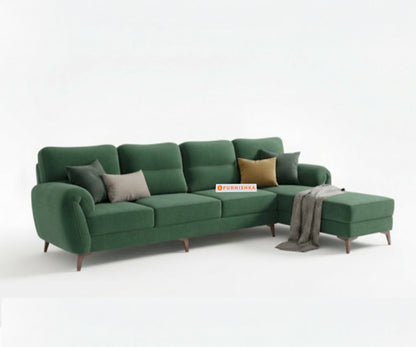 Bilance 3+L RHS Seater Sofa Set  Pine Green
