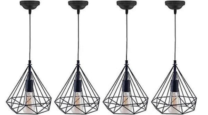 Boho 4 Diamond Shape Hanging Lamp - Furnishka 
