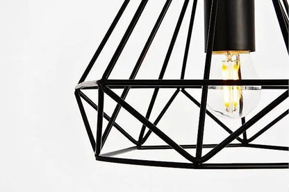 Boho 4 Diamond Shape Hanging Lamp - Furnishka 