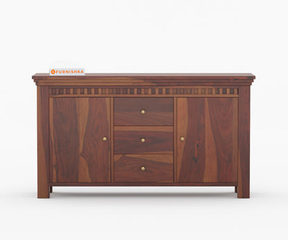 Cleophee Sheesham Wood Two Door Chest of Drawer