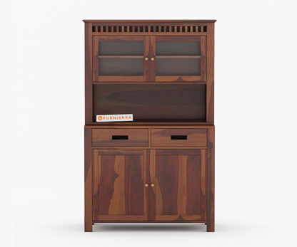 Cora Crockery Sheesham Wood Kitchen Cabinet