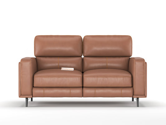 Montes 2 Seater Recliner - Brown - Furnishka 