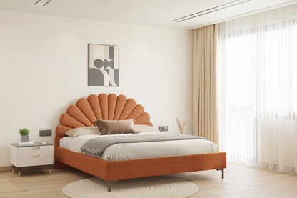 Satin Bed (Fully Upholstered) 50+ colour options - King Size