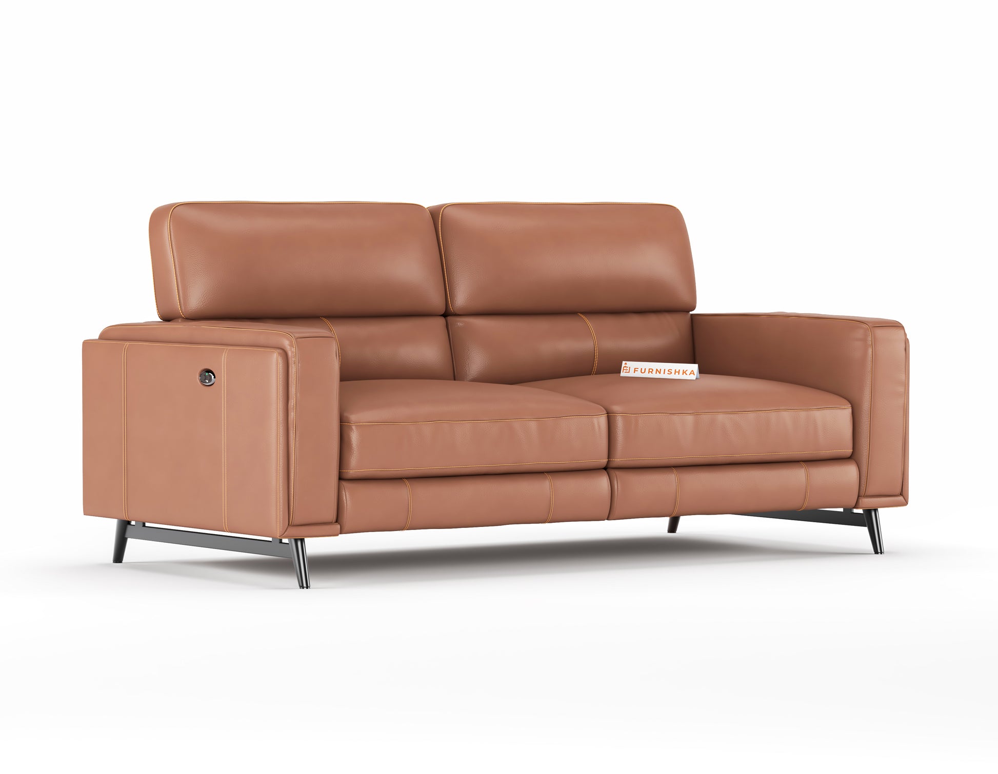Montes 3 Seater Recliner - Brown - Furnishka 