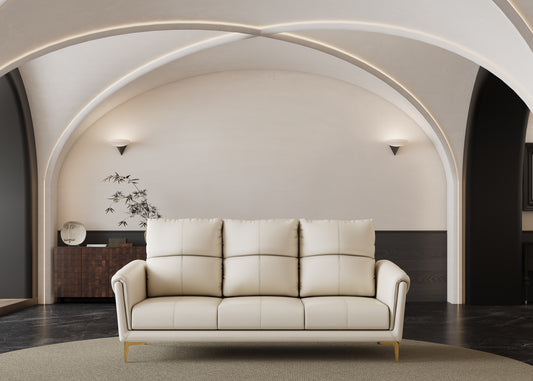 Falcon Leatherette Sofa 3 Seater