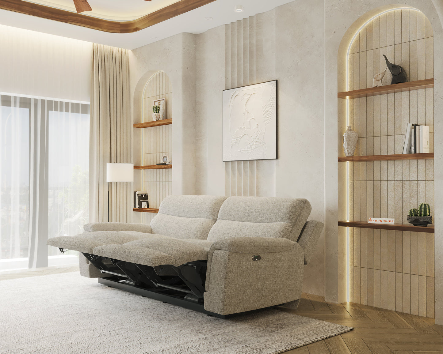 Adria 3 Seater Recliner - Furnishka 