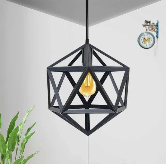 Ceiling Hexagonal Shape Pendant Hanging Lamp - Furnishka 