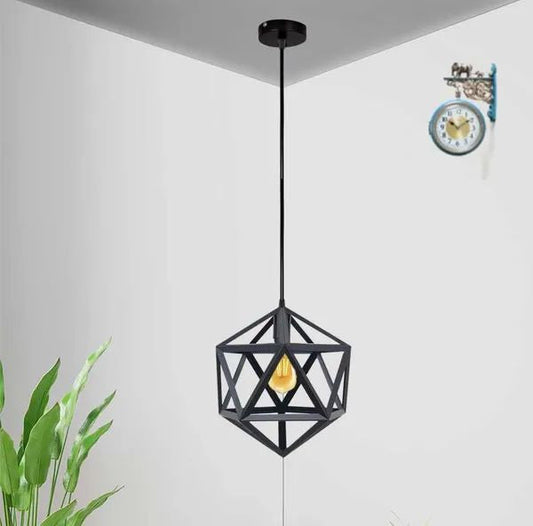 Ceiling Hexagonal Shape Pendant Hanging Lamp - Furnishka 