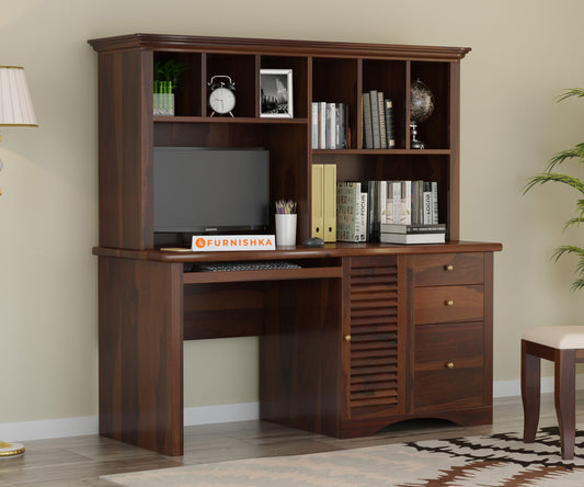 Conway Sheesham Wood Study Table - Furnishka 