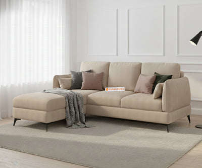 Corbida 2 Seater L Shape Sofa LHS Light Beige