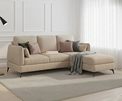 Corbida 2 Seater Sectional Sofa RHS - Light Beige